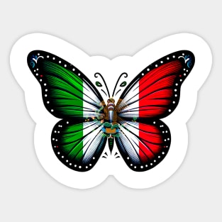 Mexican Independence Day Butterfly Mexico Women Girls Kids Sticker